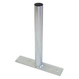 Držák stožáru jezdec - 30cm (s pásem) pouze spodní část zinek Galva Držák stožáru jezdec - 30cm (s pásem) pouze spodní část zinek Galva