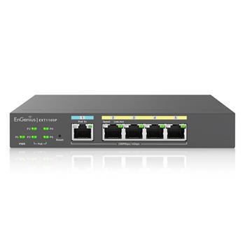 EnGenius EXT1105P PoE Extender, 1x PoE in, 4x PoE Out