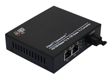 Fiber Arsenal optický 100M konvertor100WSC25SA2P, WDM, SM, SC, 1310nm, 25km, 2xRJ45