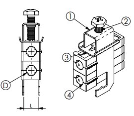 Kabelová příchytka FIMO mRF E 2x5 (2x4-5mm)