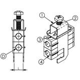 Kabelová příchytka FIMO mRF E 2x5 (2x4-5mm) Kabelová příchytka FIMO mRF E 2x5 (2x4-5mm)