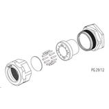 Kabelová průchodka (PG29/12), pro vyvedení 12 ks patchcordů d= 1,8 - 3 mm Kabelová průchodka (PG29/12), pro vyvedení 12 ks patchcordů d= 1,8 - 3 mm