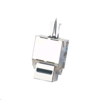 Keystone DATACOM pro konektor RJ-45, STP, Cat.5e, (dual) mini silver