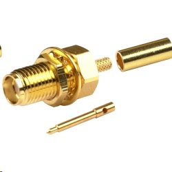 Konektor SMA female na RG 174, krimpovací
