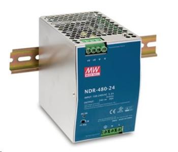 Mean Well NDR-480-24, Spínaný napájecí zdroj 24V/20A, 480W