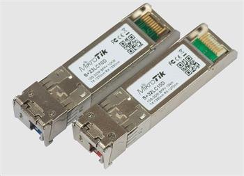 MikroTik SFP+ optický modul S+2332LC10D, SM, 10km, 10GB (10G T1330nm/R1270nm)