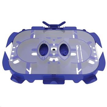 Optická kazeta pro 24 svárů, transparentní víko, stohovatelná