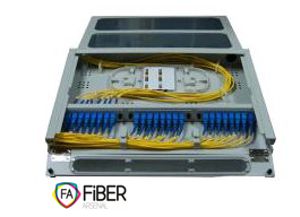 Optická vana, 19", 24x SC simplex, fixní