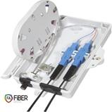 Optická zásuvka, 2x SC, 4x LC Optická zásuvka, 2x SC, 4x LC