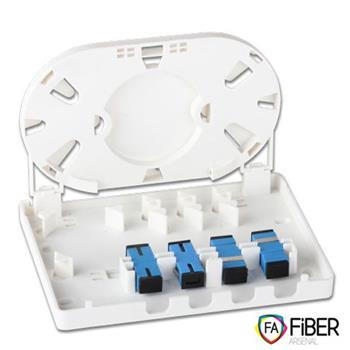 Optická zásuvka, 4x SC, 8x LC