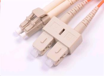 Optický patchcord, 50/125, SC/PC-LC/PC, MM, duplex, 5m