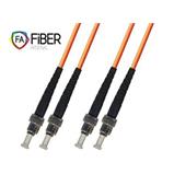 Optický patchcord, 50/125, ST/PC-ST/PC, MM, duplex, 2m Optický patchcord, 50/125, ST/PC-ST/PC, MM, duplex, 2m