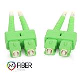 Optický patchcord, 9/125, SC/APC-SC/APC, SM, duplex, 10m Optický patchcord, 9/125, SC/APC-SC/APC, SM, duplex, 10m