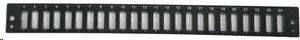 Panel 24xSC duplex pro 19' Optická vana černá