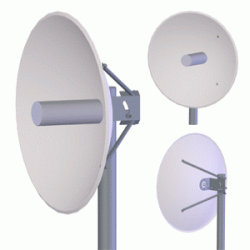 Parabol.anténa 21dBi, prům.60cm vč. Bleskojistky