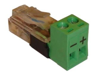 POE PowerTap - Extracts POE power from RJ45 connector. Pins 4,5 (+) and Pin 7,8(-)