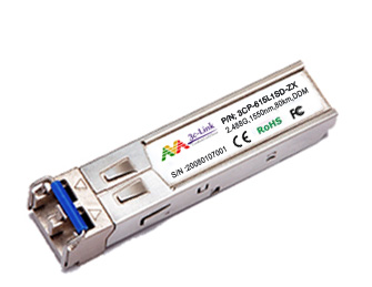 SFP WDM 1,25Gbps, LC simp., 20km, SM, 1310nm, DDM, 0 - 70°C
