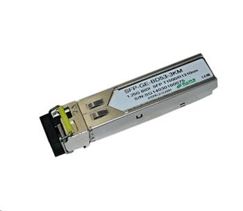 SFP WDM transceiver, 1.25Gbps, LC simp., 3km, 1550nm