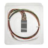 Splitter PLC 1x64, SM, 0,9mm vlákno G.657A1 MiniSteel box, bez konektorů Splitter PLC 1x64, SM, 0,9mm vlákno G.657A1 MiniSteel box, bez konektorů