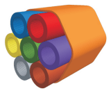 Svazek HDPE DuraMulti DB 7x12/8