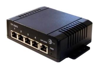 Tycon System TP-SSW5-NC, pasivní PoE switch 5x port,48V, 2A/port